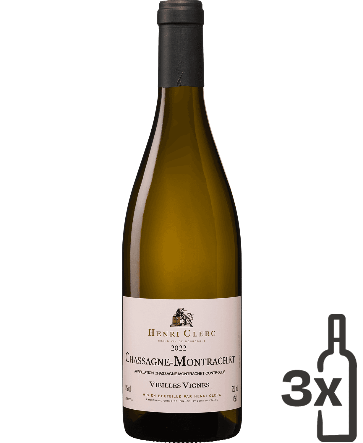 Henri Clerc Chassagne-Montrachet ‘Vielles Vignes’ (3 flessen)
