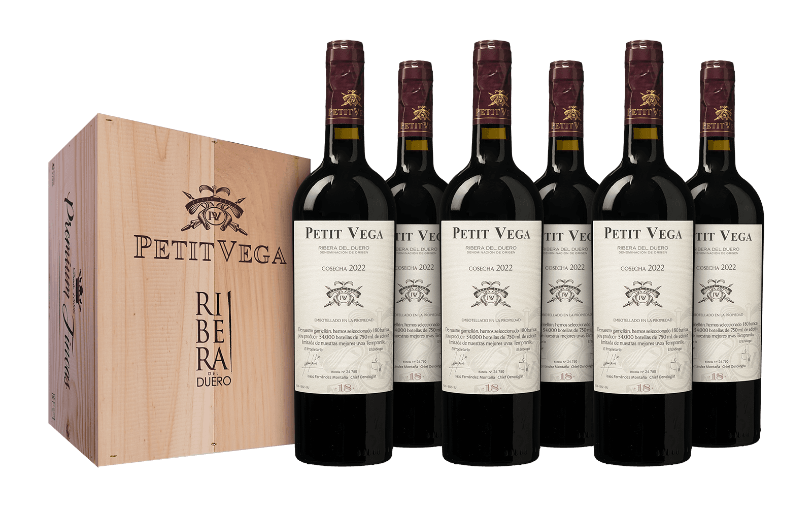 Petit Vega '18 Meses en Barrica' Ribera del Duero op Kist