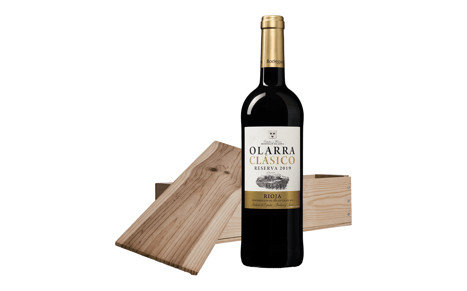 Olarra Clasico Rioja Reserva in kist